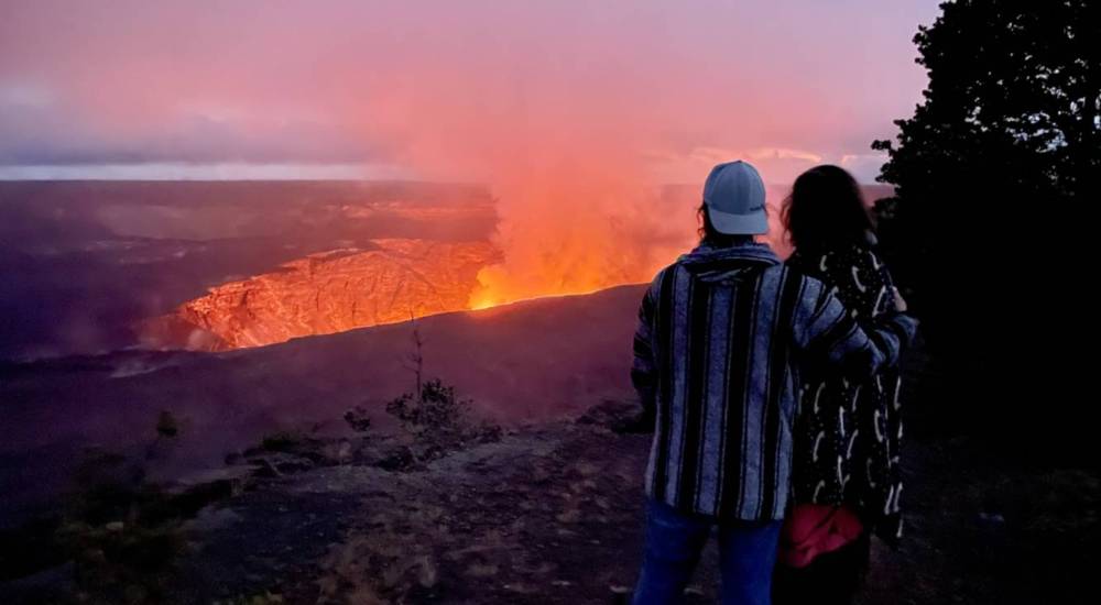 night volcano tour hawaii